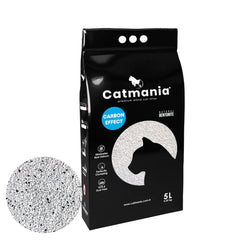 Catmania 猫砂 トイレ砂 鉱物 鉱物系 固まる 白い猫砂 ターキッシュホワイトの猫砂 5L(4.25kg)×1個 お試し用商品 (カーボン粒子入り×1)
